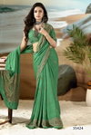 Pankaja By Vallabhi Moss Georgette With Abstract Print Saree Wholesale Online